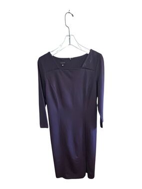 Talbots Plum Long Sleeve Dress-Size 8